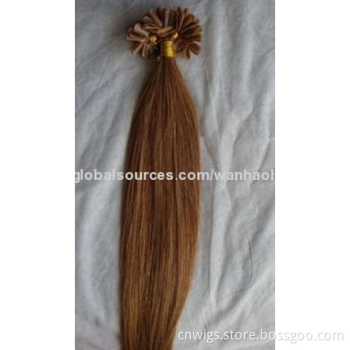 Italian Keratin Prebonded Remy/U-tip Human Hair Extension, 12-32 Inches